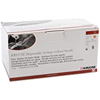 KRUUSE disposable jeringa con aguja- 3-comp- 1 ml- 25G x 5-8- 100 - paquete